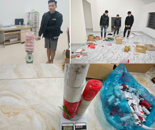 Công an quận An Dương: Tạm giữ hình sự một đối tượng vận chuyển 8,8 kg pháo